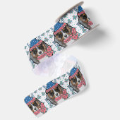 AUSTRALIAN SHEPHERD SATINBAND (Rückseite)