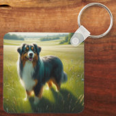 Australian Shepherd Schlüsselanhänger (Rückseite)