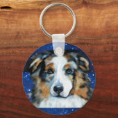 Australian Shepherd Schlüsselanhänger (Vorderseite)