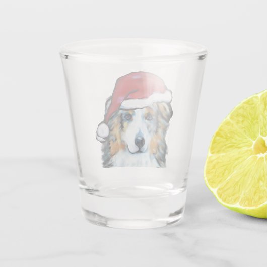 Australian Shepherd Schnapsglas (Rückseite)