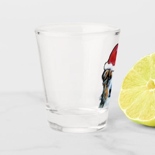 Australian Shepherd Schnapsglas (Links)