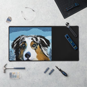 AUSTRALIAN SHEPHERD   SCHREIBTISCHUNTERLAGE
