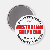 Australian Shepherd Security Magnet (Vorderseite/Rückseite)