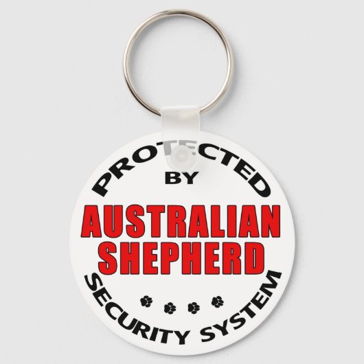 Australian Shepherd Security Schlüsselanhänger (Vorderseite)