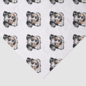 Australian Shepherd Seidenpapier (Ausschnitt)