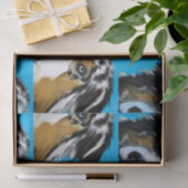 AUSTRALIAN SHEPHERD SEIDENPAPIER (Geschenk)