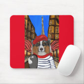 Australian Shepherd Selfie Mousepad (Mit Mouse)