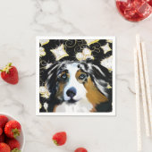 Australian Shepherd Serviette (Beispiel)