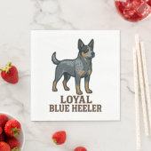 Australian Shepherd Serviette (Beispiel)