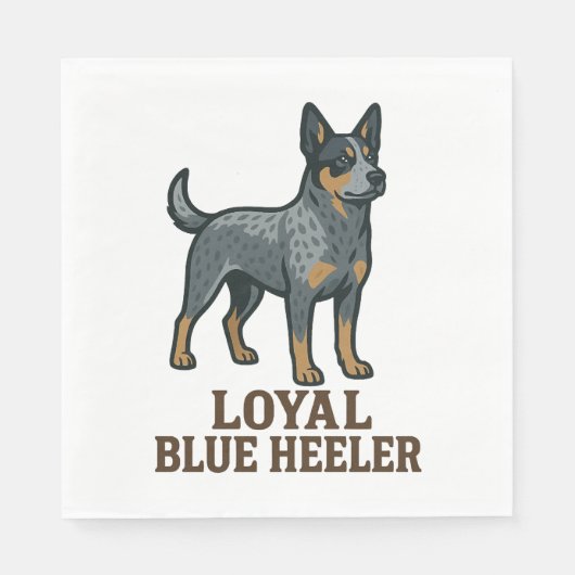 Australian Shepherd Serviette (Vorderseite)