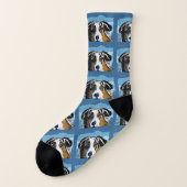 AUSTRALIAN SHEPHERD SOCKEN (Links - Außen)