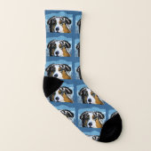 AUSTRALIAN SHEPHERD SOCKEN (Links - Innen)