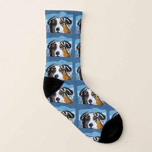 AUSTRALIAN SHEPHERD SOCKEN (Links - Innen)