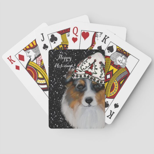 Australian Shepherd Spielkarten (Rückseite)
