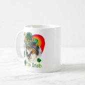 Australian Shepherd St Patricks Kaffeetasse (Vorderseite Links)