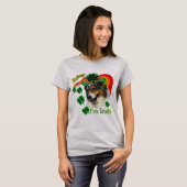 Australian Shepherd St Patricks T-Shirt (Vorne ganz)