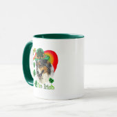 Australian Shepherd St Patricks Tasse (Vorderseite Links)