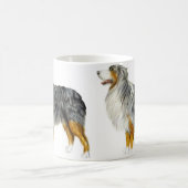 Australian Shepherd Stehend Kaffeetasse (Mittel)