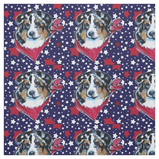 Australian Shepherd Stoff (Muster)