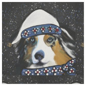 Australian Shepherd Stoff (Nahaufnahme)