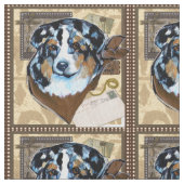 Australian Shepherd Stoff (Nahaufnahme)