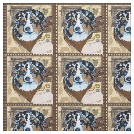 Australian Shepherd Stoff (Muster)