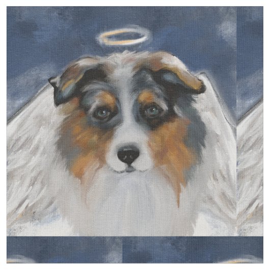 Australian Shepherd Stoff (Nahaufnahme)