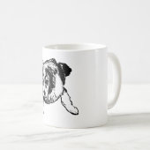 Australian Shepherd Tasse – Treu & Wachsam (VorderseiteRechts)
