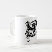 Australian Shepherd Tasse – Treu & Wachsam (Vorderseite Links)