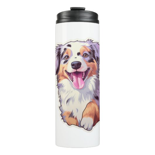 Australian Shepherd Thermosbecher (Vorderseite)