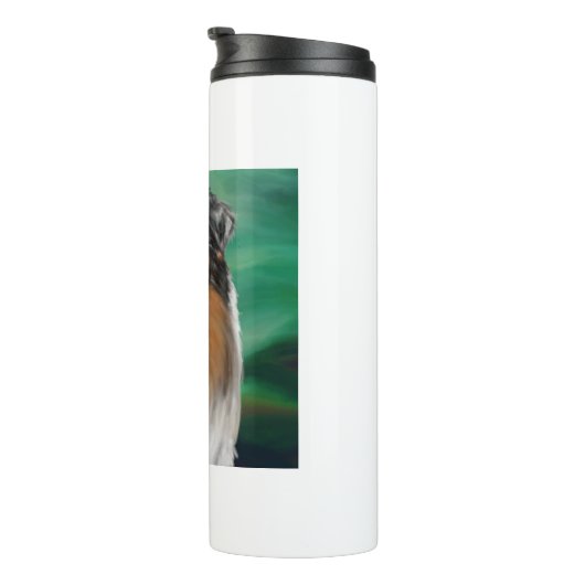 Australian Shepherd Thermosbecher (Nach rechts gedreht)