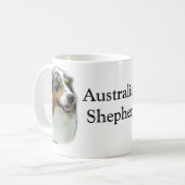 Australian Shepherd Trivia Tasse (Vorderseite Links)