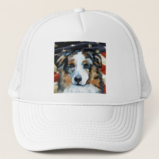 Australian Shepherd Truckerkappe (Vorderseite)