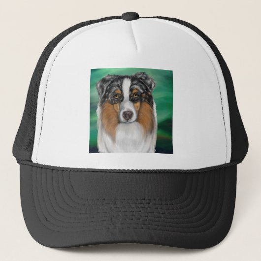 Australian Shepherd Truckerkappe (Vorderseite)