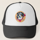 AUSTRALIAN SHEPHERD TRUCKERKAPPE (Vorderseite)