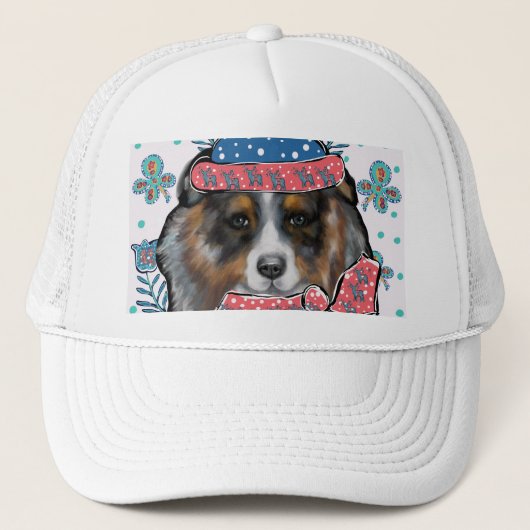 AUSTRALIAN SHEPHERD TRUCKERKAPPE (Vorderseite)