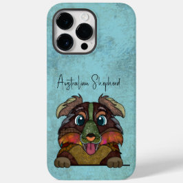 Australian Shepherd Ugly Face Case-Mate iPhone 14 Pro Max Hülle
