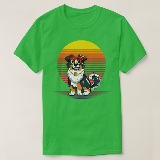 Australian Shepherd Vapor T-Shirt (Design vorne)