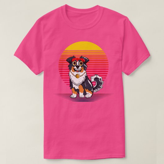 Australian Shepherd Vapor T-Shirt (Design vorne)