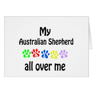 Australian Shepherd Walks Design