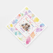 Australian Shepherd Watercolor Paper Napkins Serviette (Ecke)