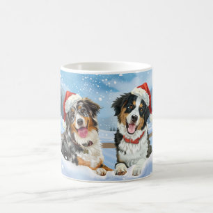 Australian Shepherd Weihnachten Kaffeetasse