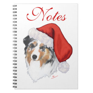 Australian Shepherd Weihnachten Notizblock