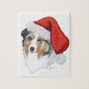 Australian Shepherd Weihnachten Puzzle