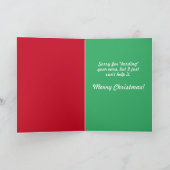 Australian Shepherd Weihnachtskarte singen Feiertagskarte (Innenseite)