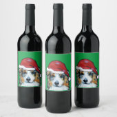 Australian Shepherd Weinetikett (Flaschen)