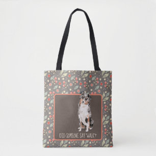 AUSTRALIAN Shepherd Will eine Wandertasche Tasche