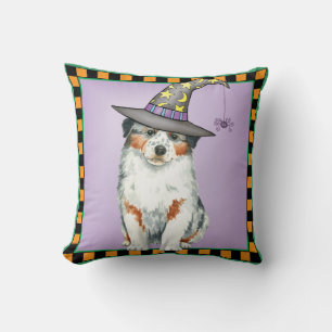Australian Shepherd Witch Kissen