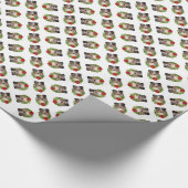 Australian Shepherd Wreath Geschenkpapier (Ecke)