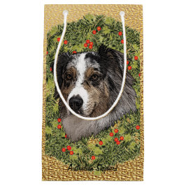Australian Shepherd Wreath Kleine Geschenktüte